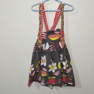 Jelly The Pug Indian Summer Ollay Dress Colorful Twee Girls Size 4